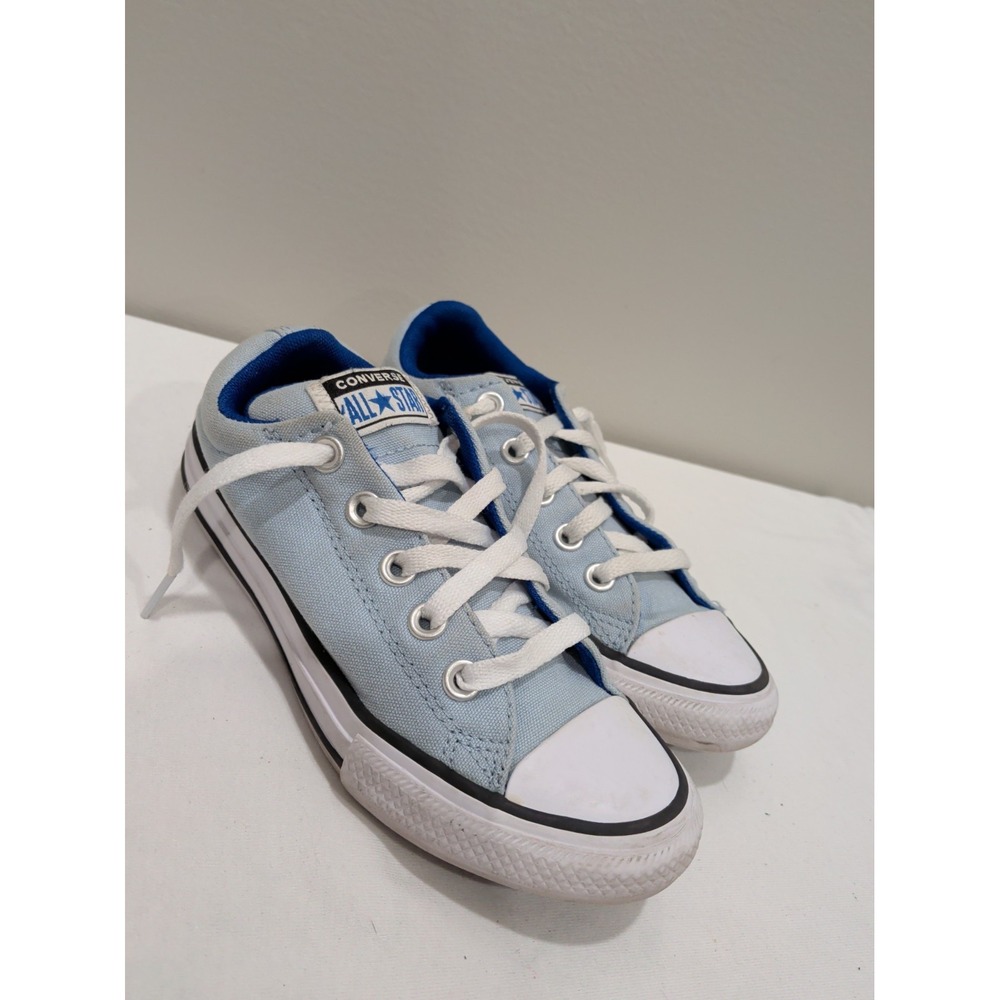Converse Chuck Taylor All Star Kids Low Top Canvas Sneaker Blue US 1 A03967F